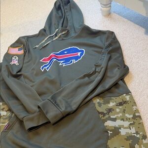 NFL Therma-Fit Hoodie in Olive and Camo